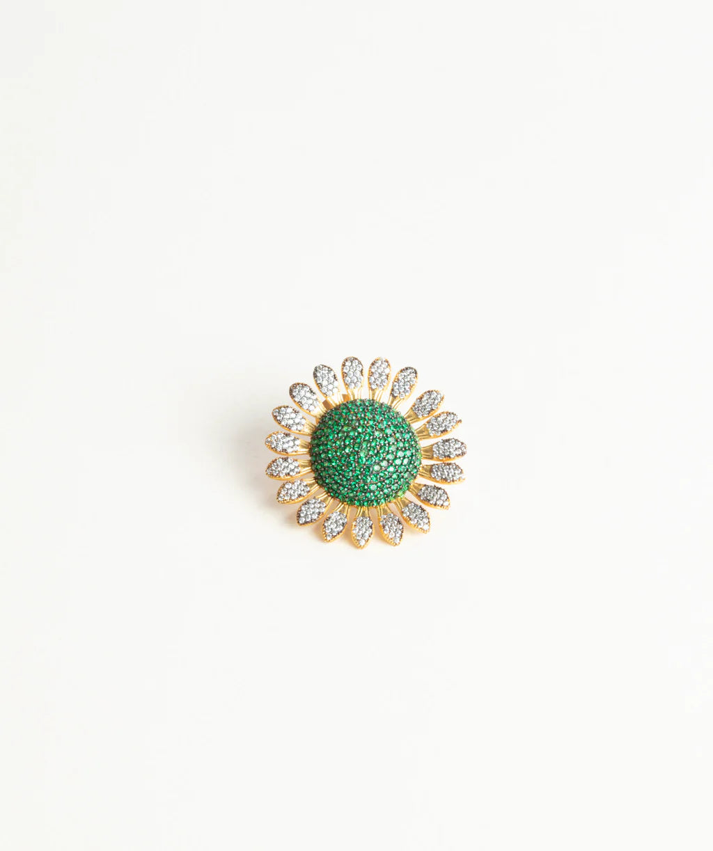 Sunflower Brooch