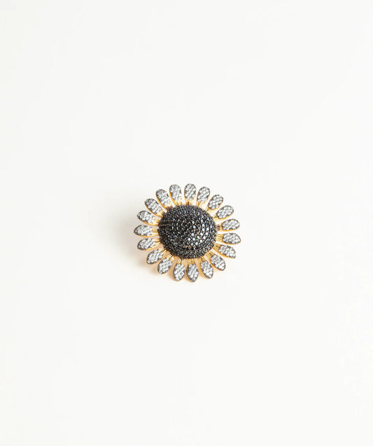 Sunflower Brooch