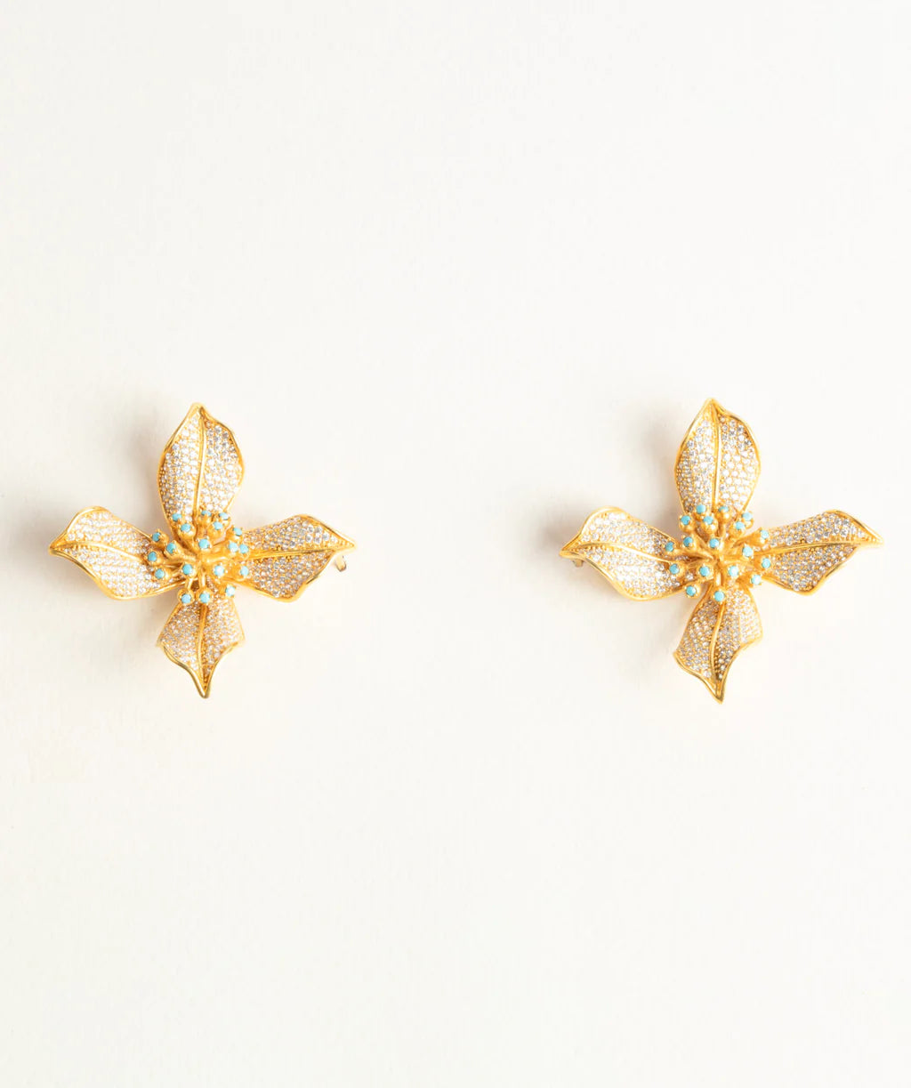 Deep Bloom Earring